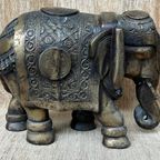 Grote Olifant - Bronzen Beeld. thumbnail 2