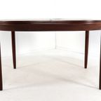 Palissander Ovalen Verlengbare Eettafel Tafel 'trespring' Vintage thumbnail 6