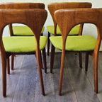 4 Vintage Design Stoelen Niels Koefoed Jaren 50 Denmark thumbnail 13