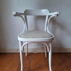 Set Van 4 Brocante Vintage Café Stoelen In Thonet Style thumbnail 7