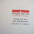 Olav Slingerland - 'Huisje Aan Zee' - Keramiek - Gesigneerd - 2005 thumbnail 7