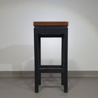 3 X Oak Construction Stools 1960s thumbnail 12