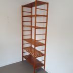 Vintage Stokkenkast Uit De Jaren '50/'60, 180 X 80 X 37 Cm thumbnail 5