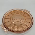Rosaline Persglas Roze Art Deco Dienblad Jaren 30 thumbnail 2