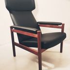 Soren Hansen Model 4365 Wing Chair For Fritz Hansen Denmark 1960S thumbnail 2