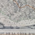 Set Levasseur Wijnkaart La Marne & Cote D'or Ets Lijst 1852 thumbnail 13