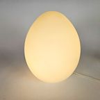 Domec Luminaires - Egg Lamp - Tafellamp - Melkglas - Frankrijk - 1980'S thumbnail 4