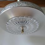 Vintage Zware Hanglamp Kristal Aluminium thumbnail 13