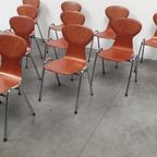 10x Eromes Pagholz Industriële Stapelbare Design Stoel thumbnail 17