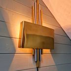 Messing Wandlamp, Hollywood Regency-Stijl, 1970 thumbnail 2