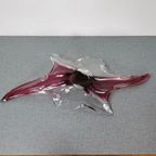 Vintage Murano Glas Schaal, Fruitschaal Glazen Serveerschaal 05 thumbnail 4
