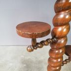 Hoge Houten Plantenstaander thumbnail 4