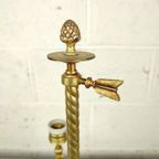 Verguld Bronzen Tafellamp Met Glazen Ei thumbnail 8