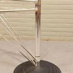 Vintage Oma Memphis Milano Stijl Glazen Bijzettafel thumbnail 10