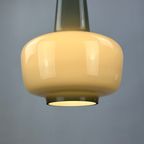 Grey Opaline Glass Pendant Lamp Kreta For Holmegaard By Jacob Bang, 1960 thumbnail 7