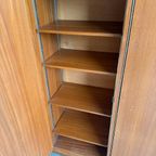 Vintage Deens Design Teak Kledingkast Driedeurs Jaren 60 thumbnail 12