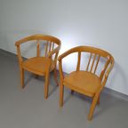 2 X Art Deco Arm Chairs In Beautiful Condition thumbnail 3