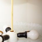 Italiaanse Jaren 50 Hanglamp Glas Art Deco Fontana Arte-Stijl thumbnail 6