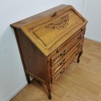 Brocante Queen Ann Secretaire, Ladekast, Landelijk Bureau thumbnail 13