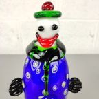 Kleurrijke Clown In Murano Glas thumbnail 3