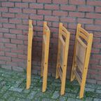 Klapstoelen Mid Century Beukenhout, Set Van 4 thumbnail 2