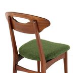 Set 4 Eetkamerstoelen Vintage Stoelen Nieuw Bekleed Gerestaureerd thumbnail 16