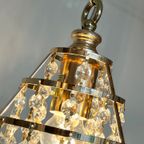 4 Beschikbaar ! Gemerkte Swarvski Hanglampen Vintage Kristal thumbnail 3