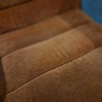 G Möbel Vintage Oranje Bruine Vintage Draaifauteuil Fauteuil thumbnail 10