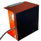 Cube Shaped - Vintage / Space Age Design Wall Mounted Lamp - Orange thumbnail 6