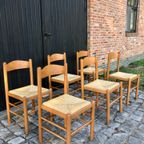 6 Vintage Eetkamerstoelen thumbnail 17