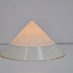 Vintage Postmodern Plafondlamp Melk Glas Plafoniere '70 thumbnail 3