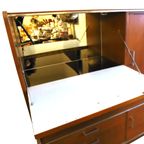 Vintage Highboard Teakhout, Jaren '60 thumbnail 3