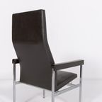 Pair Of High Back Armchairs From Fritz Hansen, 1980’S Denmark thumbnail 6