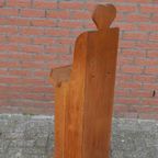 Antieke Kinderstoel Van Massief Eiken thumbnail 6