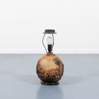 Vintage Danish Ceramic Relief Table Lamp / Tafellamp, 1960’s thumbnail 4