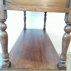 Sidetable Kast Antiek Eiken Hout thumbnail 17