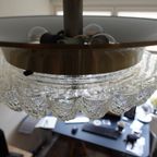 Vintage Glass And Aluminium Hanging Lamp - 1960S thumbnail 3