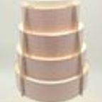 Vintage Lamellen Hang Lamp Roze thumbnail 5