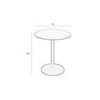 Zuiver Snow Brushed Bijzettafel Zilver thumbnail 12