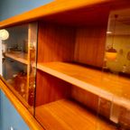 Vintage Dressoir + Vitrine Wandkast Silkeborg thumbnail 18