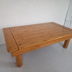 Japandi Stijl Vintage Zweedse Grenen Salon Tafel. thumbnail 9