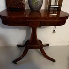 Regency Opvouwbaar Mahonie Kaarttafel / Sidetable thumbnail 3