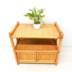 Retro Vintage Bamboe Dressoir Tv Meubel Jaren 70 Tv Kast thumbnail 4