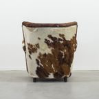 Art Deco Armchair In Cow Skin thumbnail 13