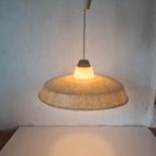 Vintage Fiberglas Bakeliet Lamp Van Louis Kalff Voor Philips thumbnail 3