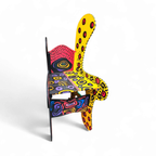 Oversized Decorative Wooden Wing Chair thumbnail 10
