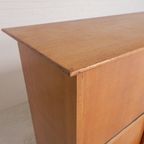 Secretaire Met Schuifdeuren Op Ranke Poten, Jaren 50 thumbnail 25