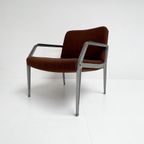 Zeldzame Fauteuil Met Voetenbank Toegeschreven Aan Gispen thumbnail 13