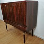 Vintage Mid Century Highboard, Barkast, Wandmeubel, Wandkast thumbnail 9