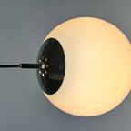 Vintage Raak Hanglamp / Bollamp, B1153 "ochtendnevel" thumbnail 6
